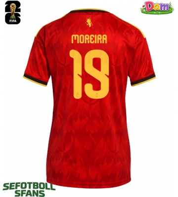 Belgien Diego Moreira #19 Hemmatröja Kvinnor VM 2026 Kortärmad